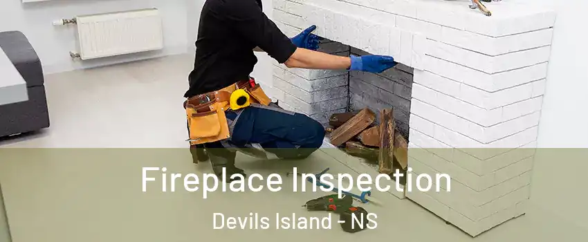 Fireplace Inspection Devils Island - NS