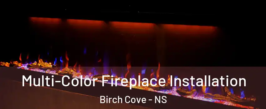 Multi-Color Fireplace Installation Birch Cove - NS